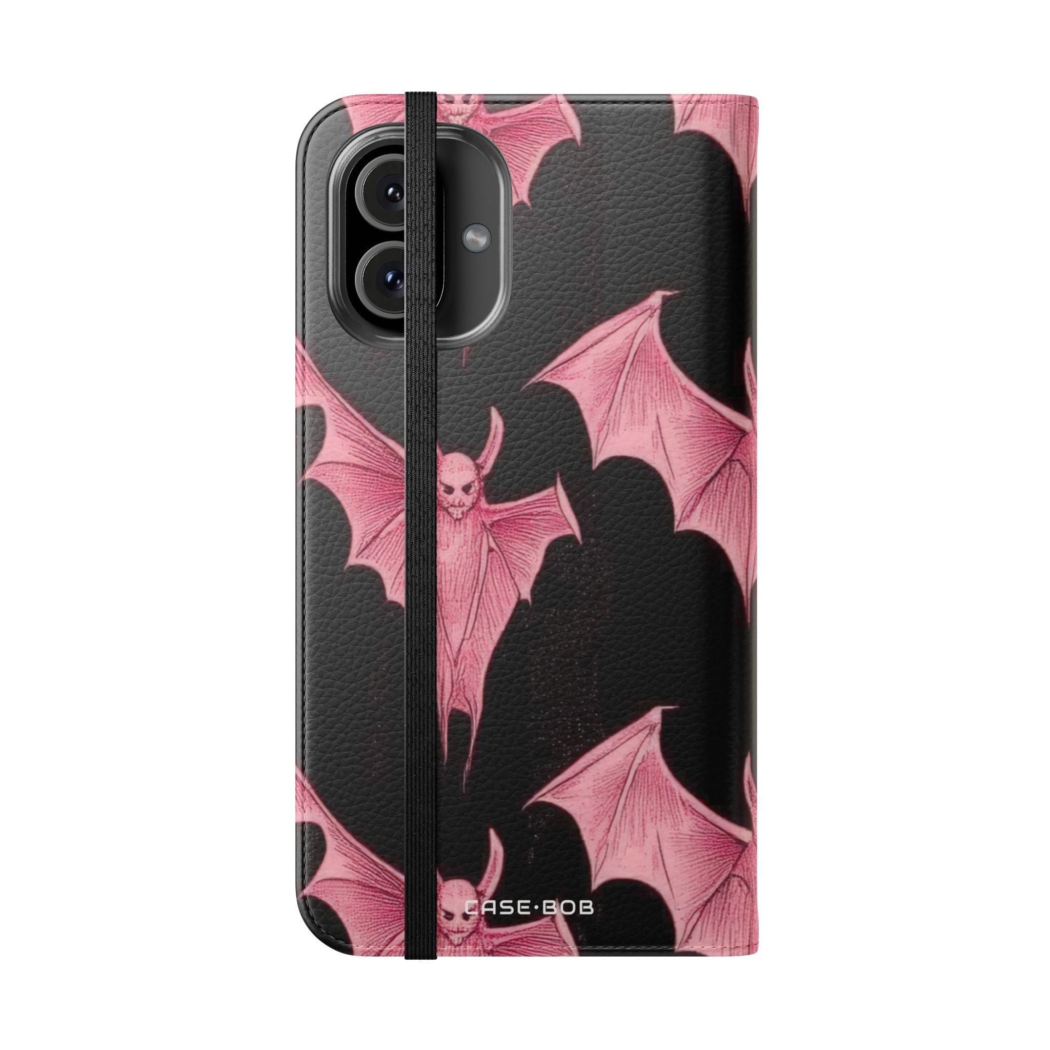 Pink Batwave - iPhone 16 Plus Case - Wallet