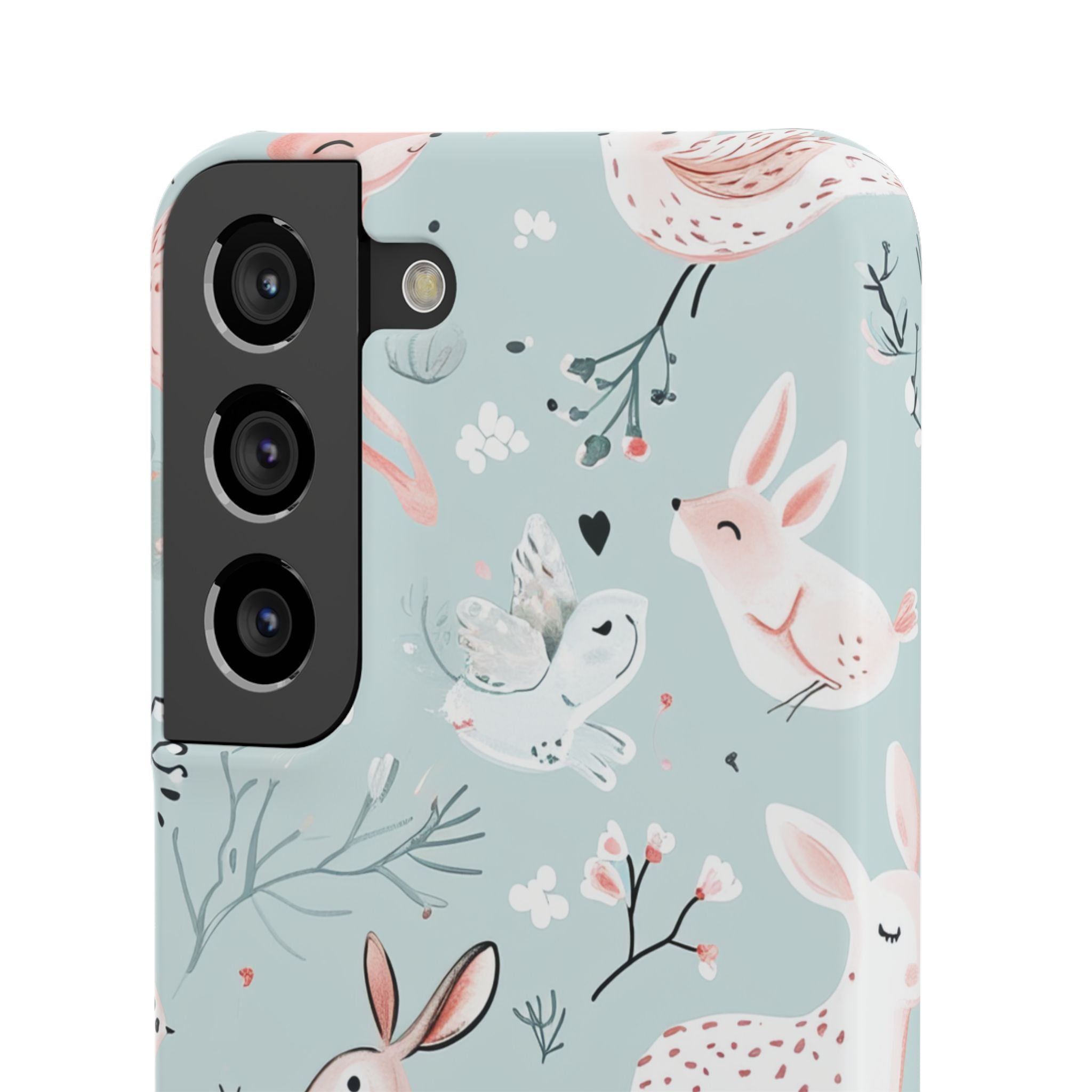 Whimsical Bunny Blossom - Slim Samsung S22 Phone Case