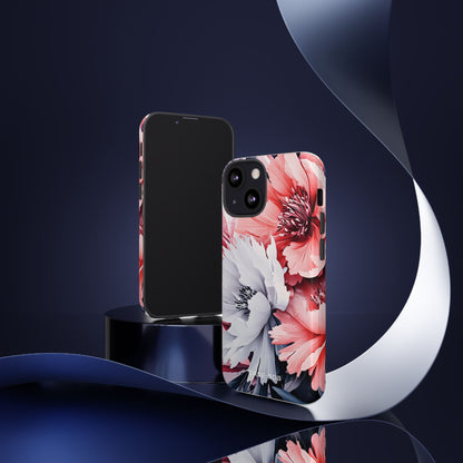 Coral Bloom iPhone 13 Mini Case - Tough