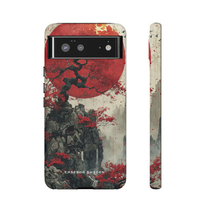 Zen Serenity in Red Harmony Google Pixel 6 - Tough Phone Case