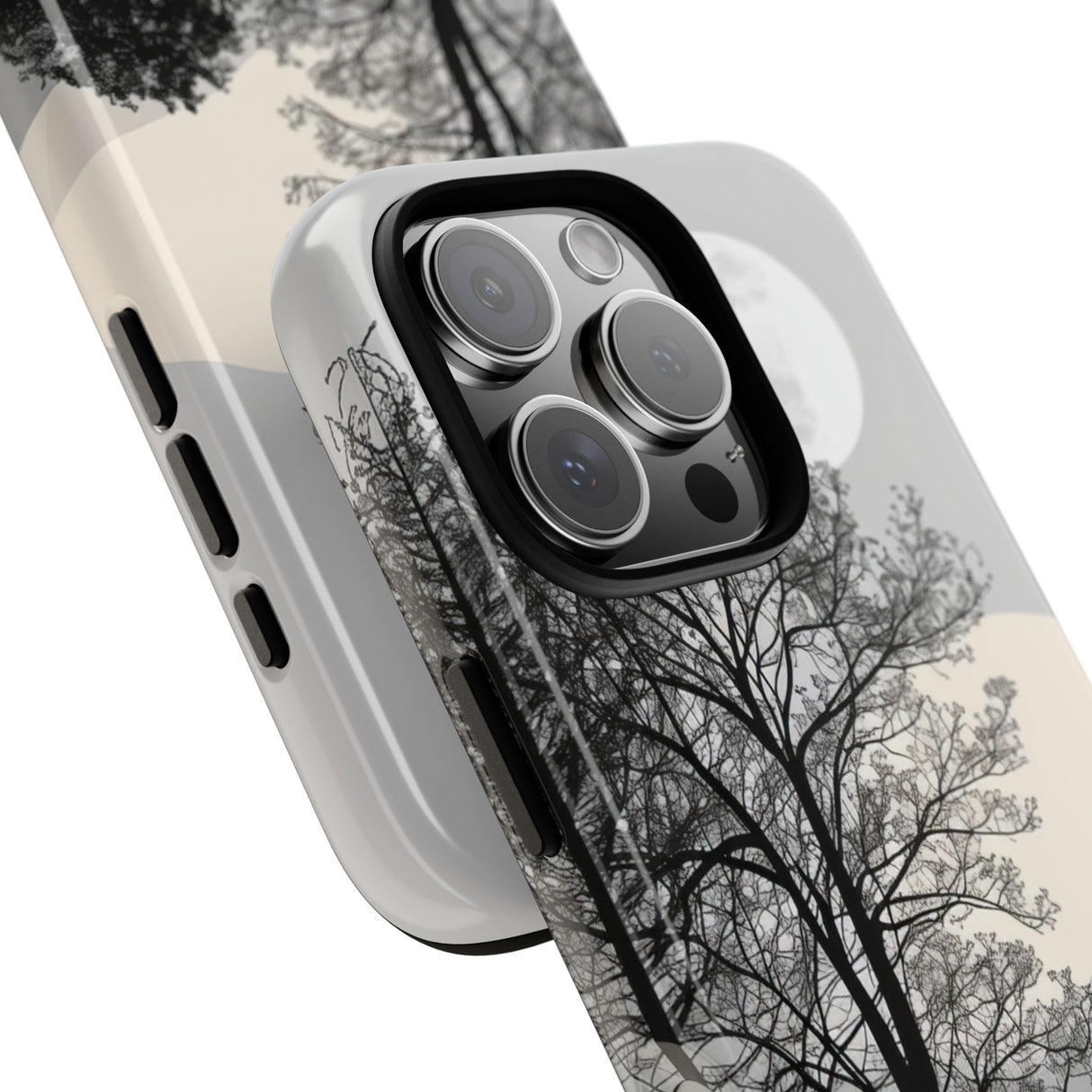 Moonlit Serenity: Minimalist Nature Design - for iPhone 16