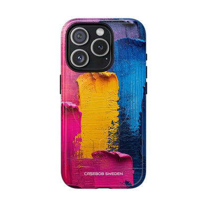 Bold Abstract Texture - Tough + MagSafe® iPhone 15 Phone Case