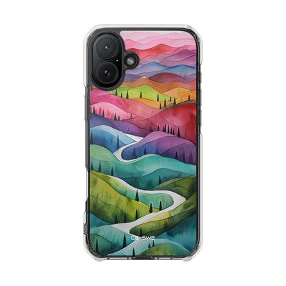 Whimsical Colorful Valleys iPhone Case - Impact