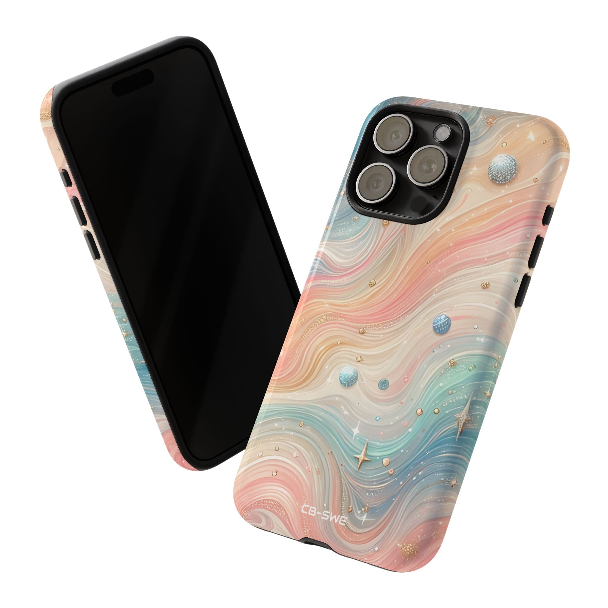 Celestial Waves Dance - iPhone Case
