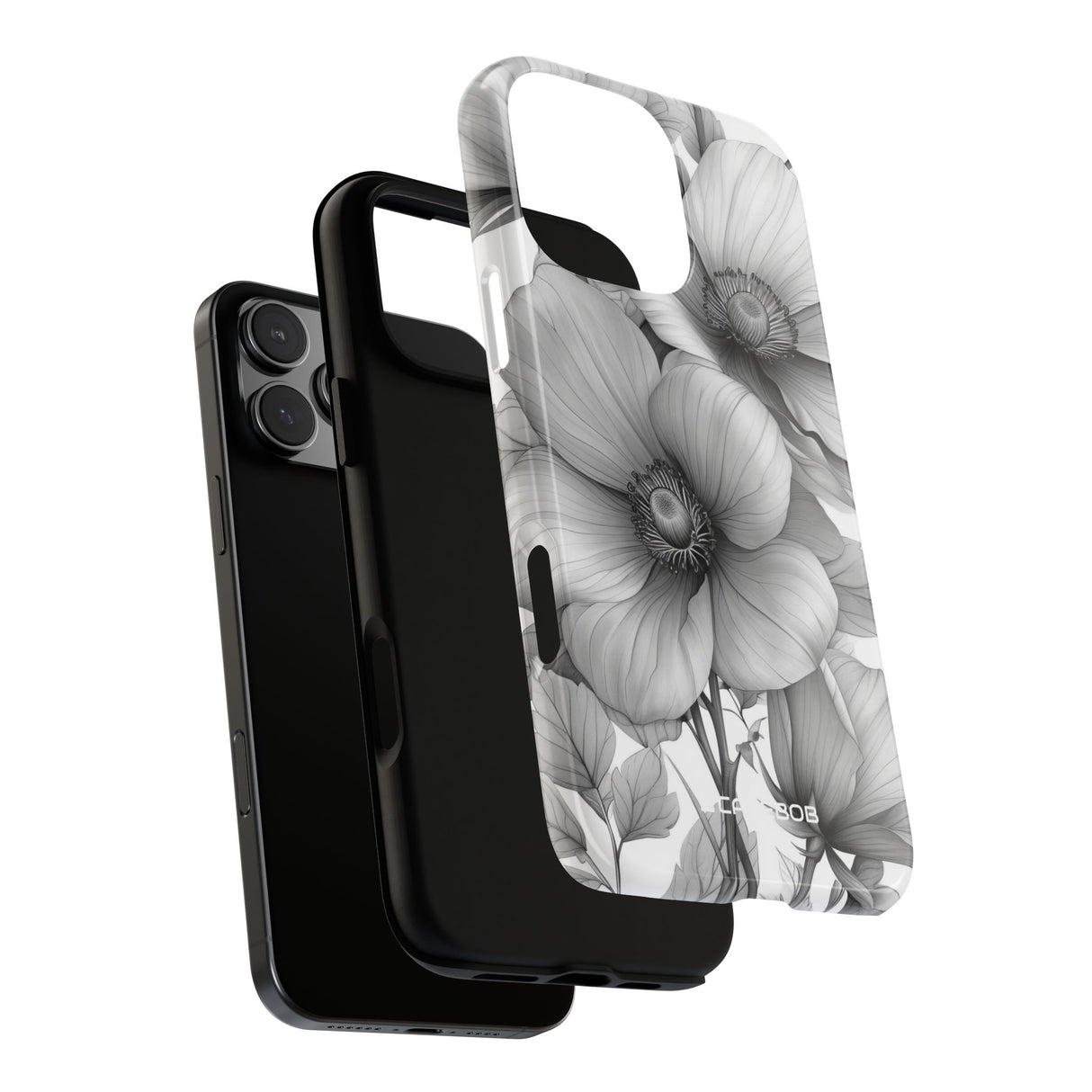 Botanical Elegance in Grayscale - for iPhone 16