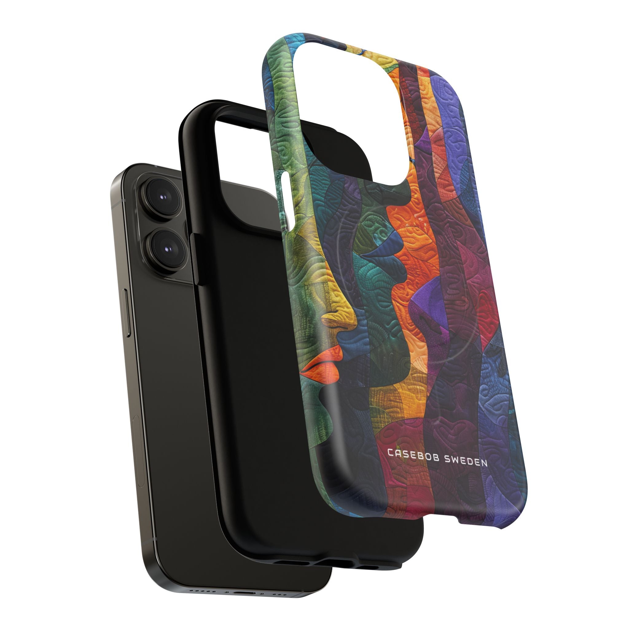 Harmonized Faces and Nature Fusion iPhone 14 | Tough+ Phone Case