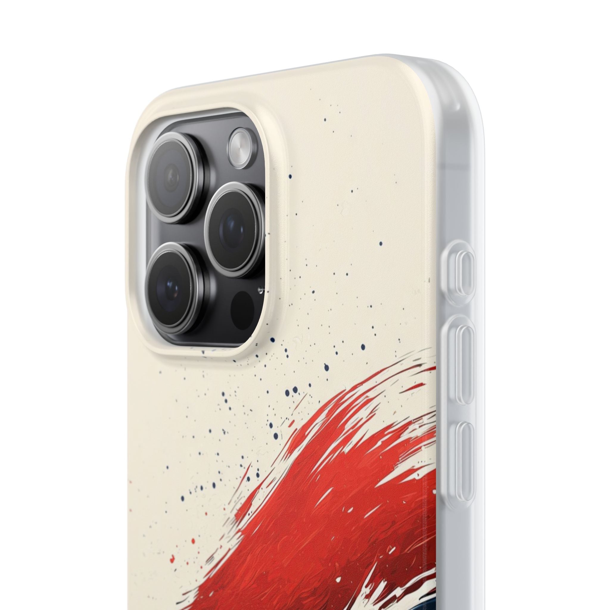 Red Surge iPhone 15 Pro Max Case - Soft