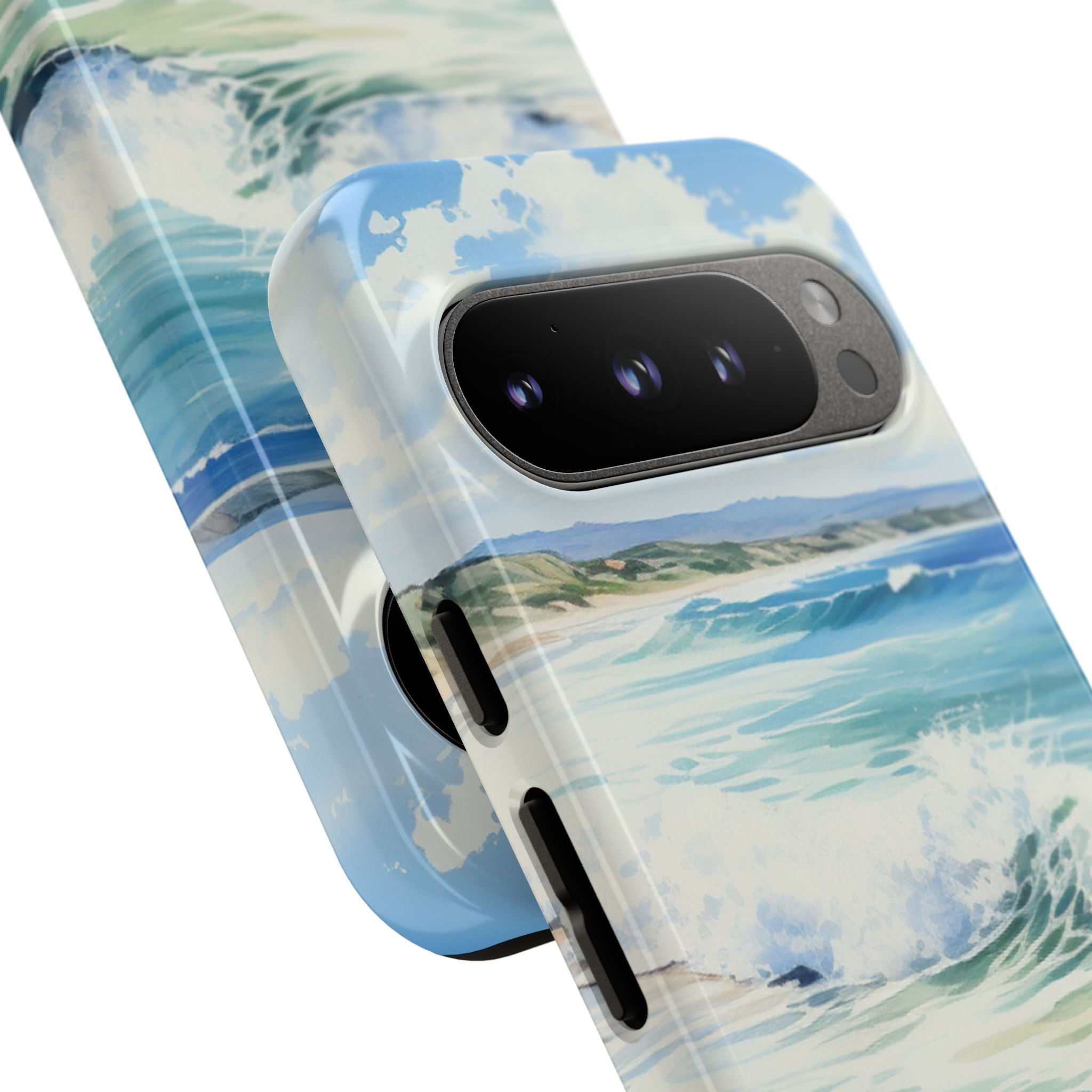 Serene Coastal Watercolors - Google Pixel Case