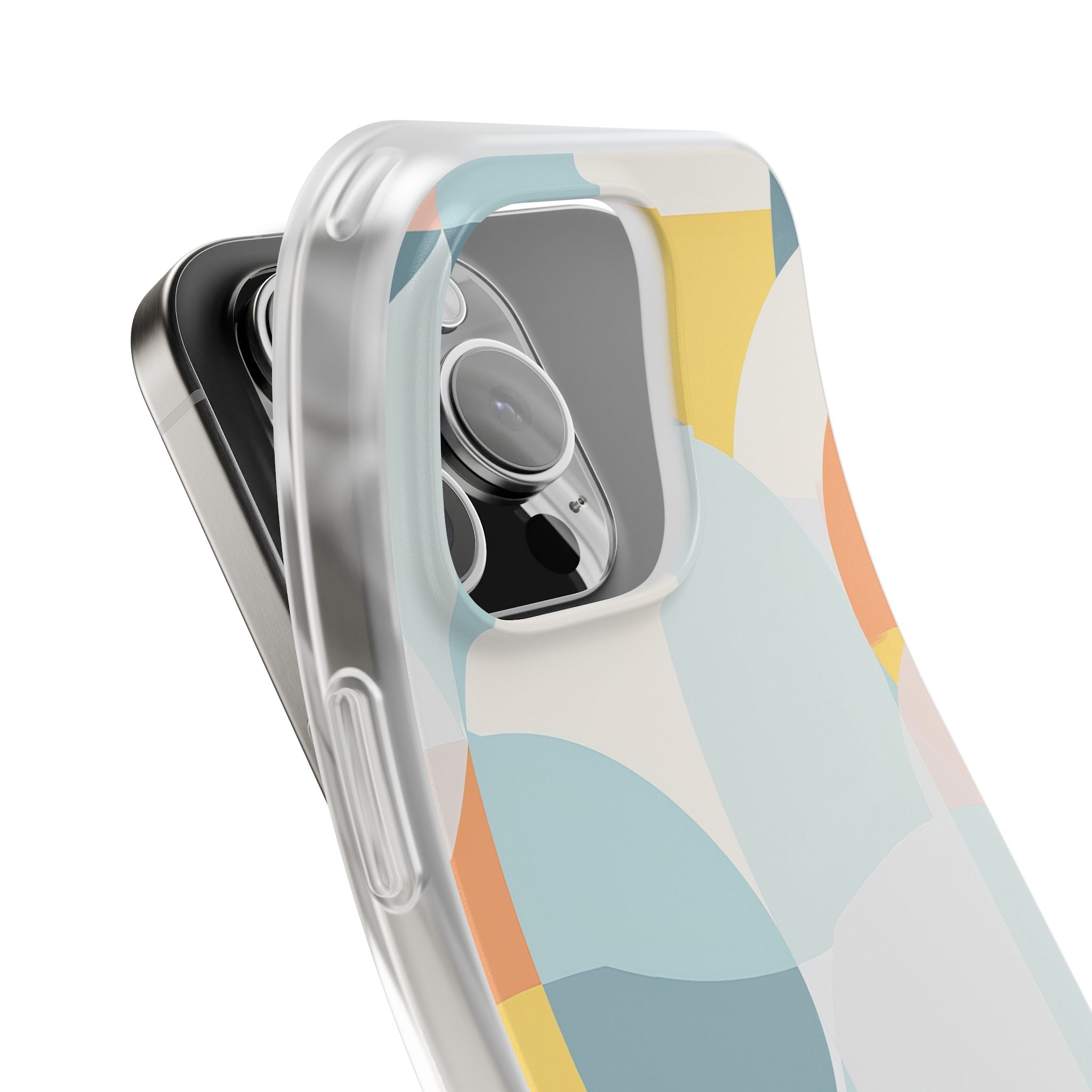 Abstract Geometric Calm - Flexi iPhone 16 Phone Case