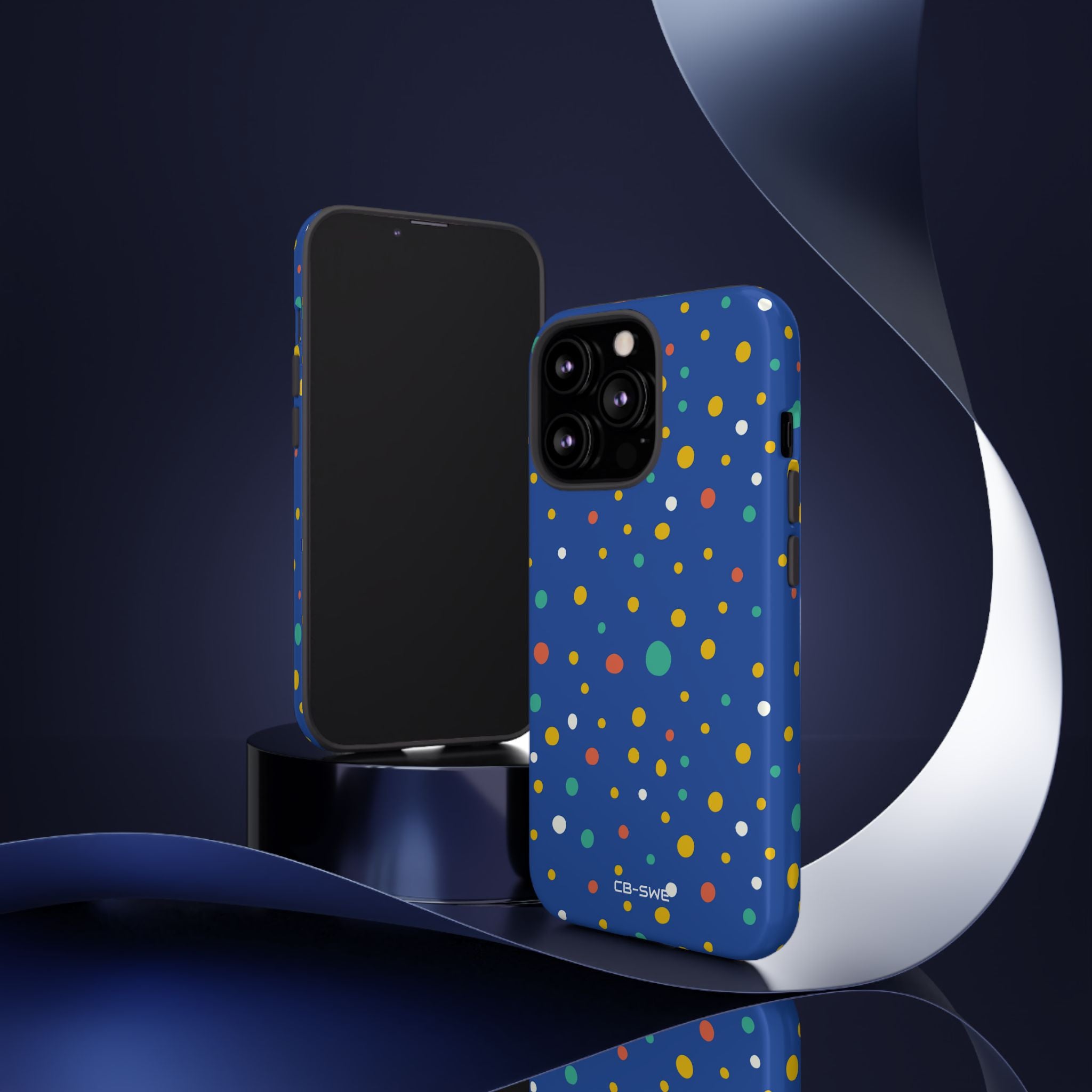 Colorful Dots Dance - iPhone Case