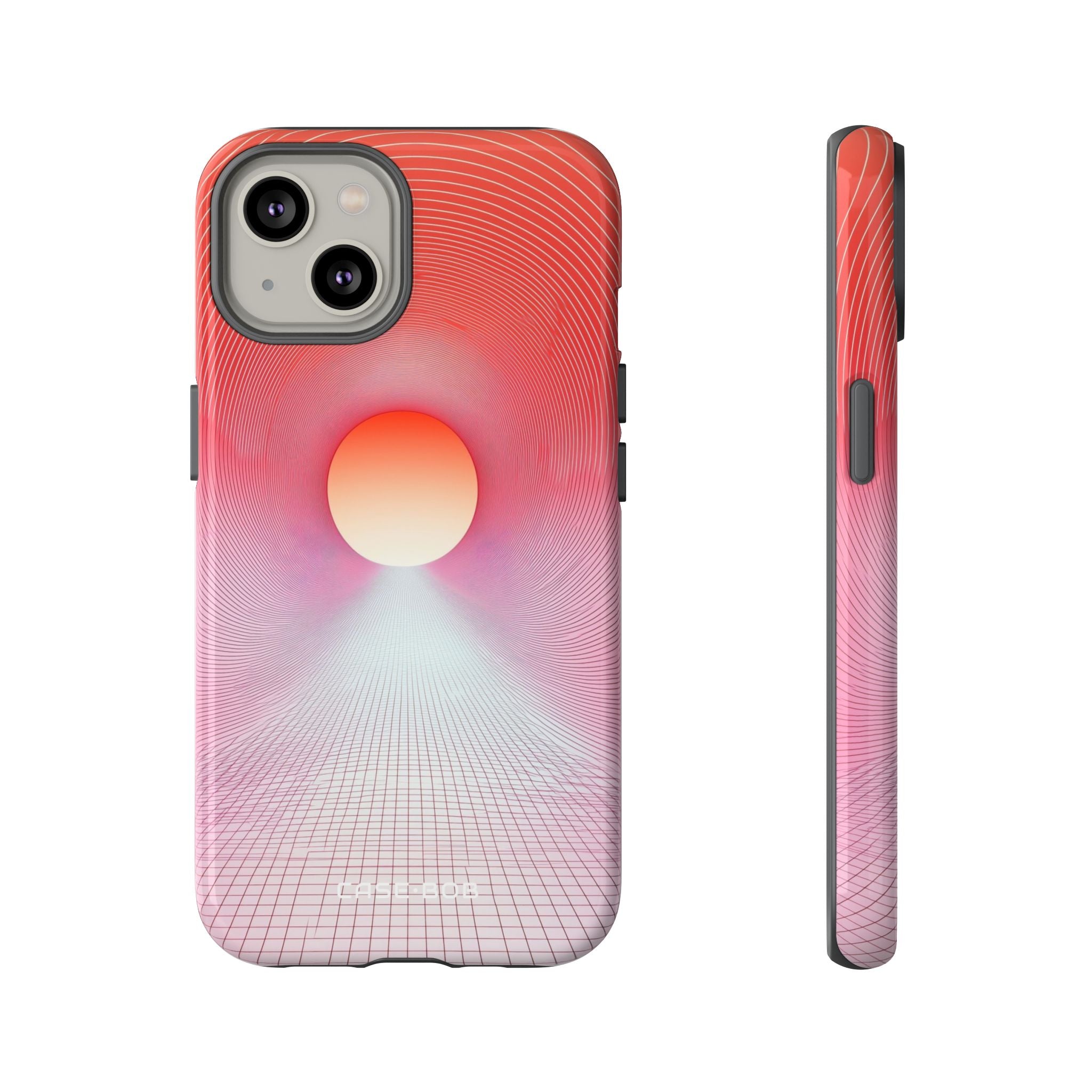 Orange Portal iPhone 14 Case - Tough