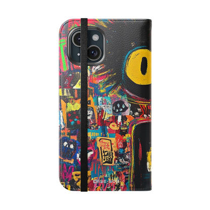 Yellow Eyes - iPhone 15 Case - Wallet