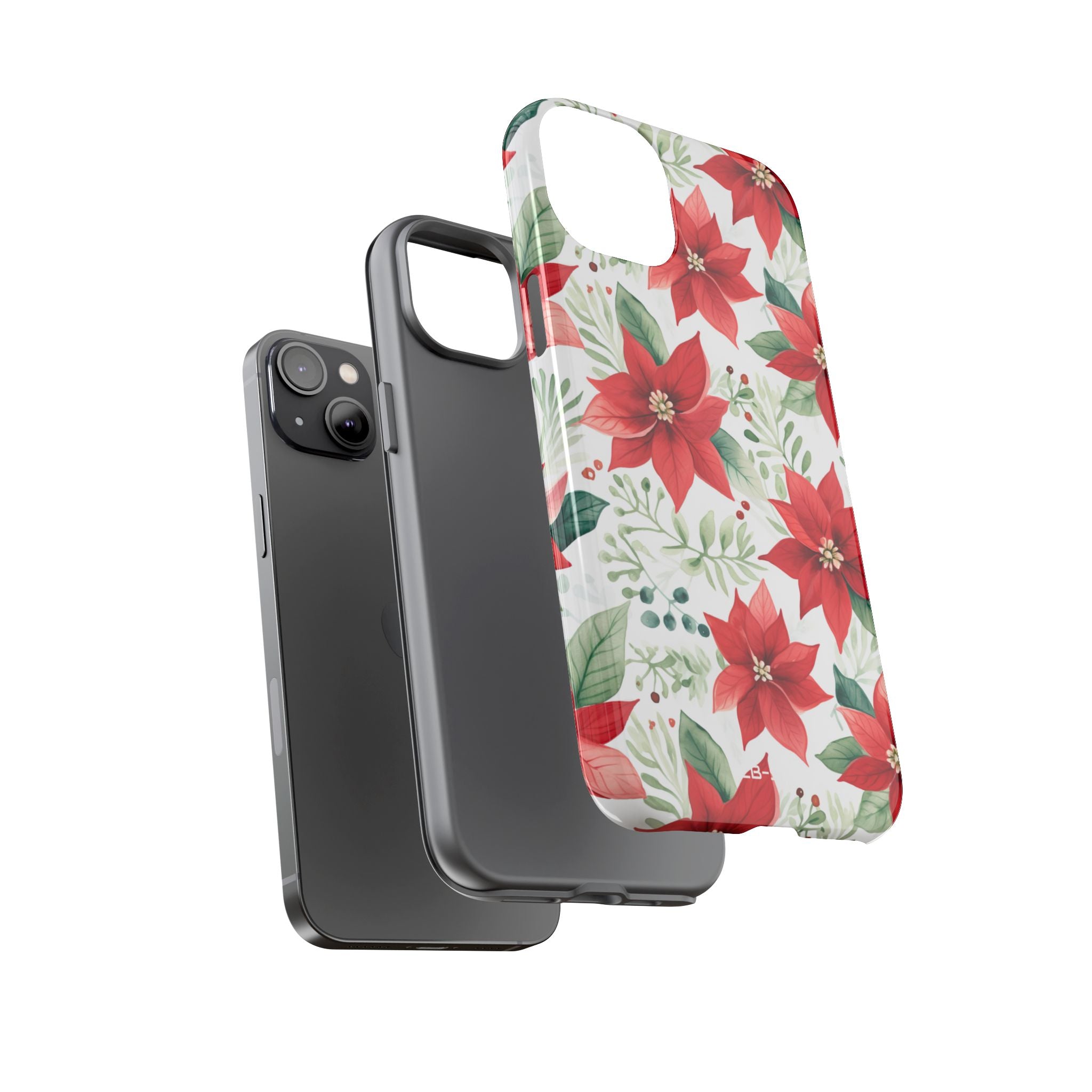 Poinsettias Bloom Bright - iPhone Case