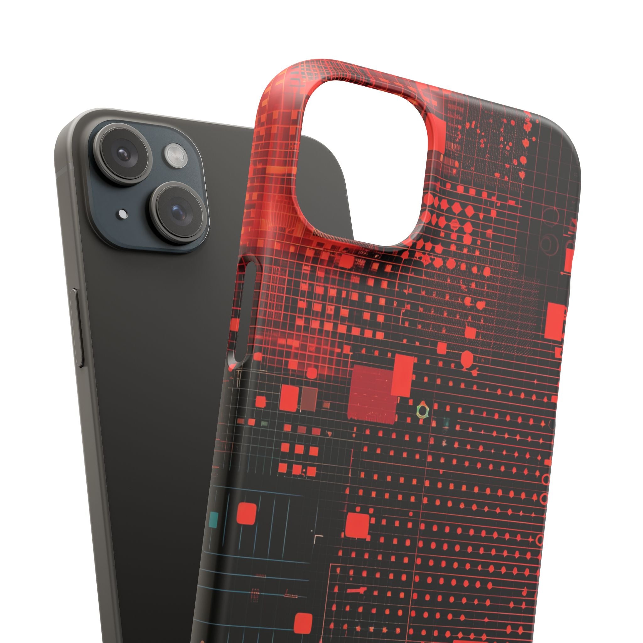 Gradient CyberFlux iPhone 15 - Slim Phone Case