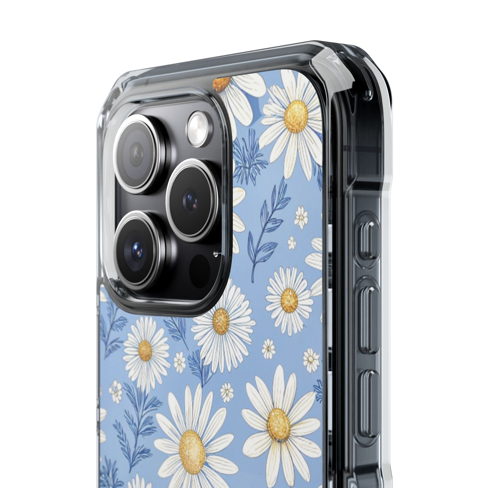 Daisies On Blue iPhone Case - Impact