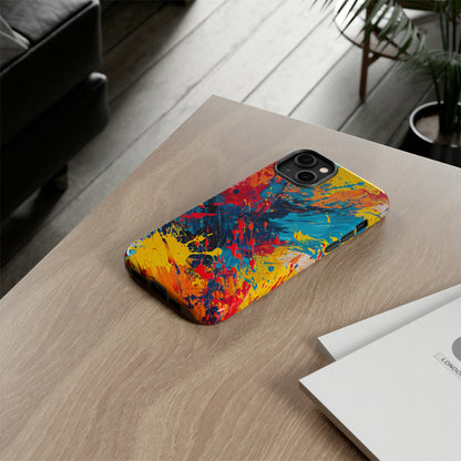 Artistic Brushstroke Bliss - Protective Phone Case