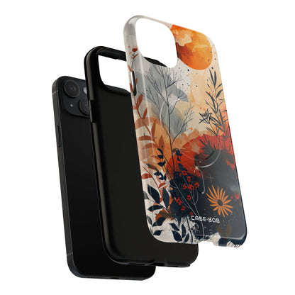 Orange Solstice iPhone 15 Plus Case - Tough+