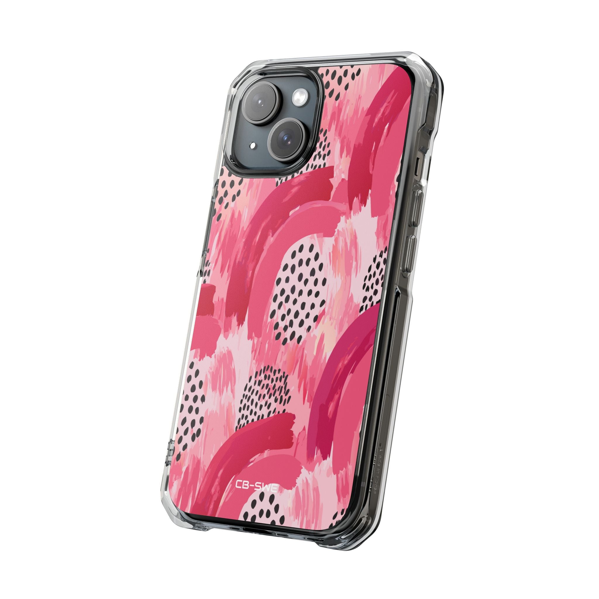 Vibrant Brushwork Dance iPhone Case - Impact