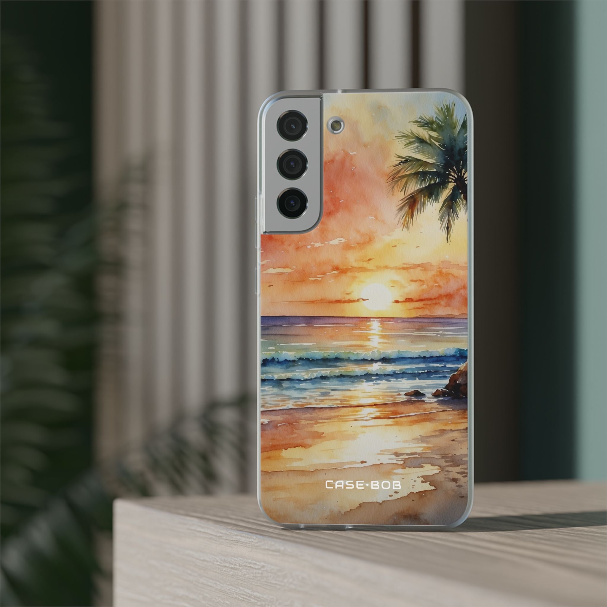 Sunset Palm Samsung S22 Plus Case - Soft