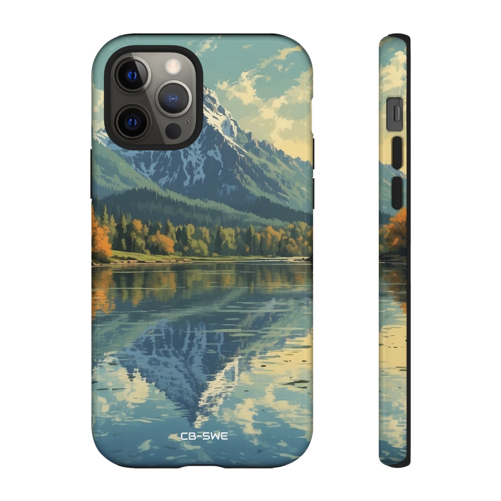 Mountain Reflects Calm - iPhone Case