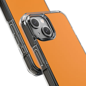 Deep Saffron | Handyhülle für iPhone (Clear Impact Case – magnetisch) 