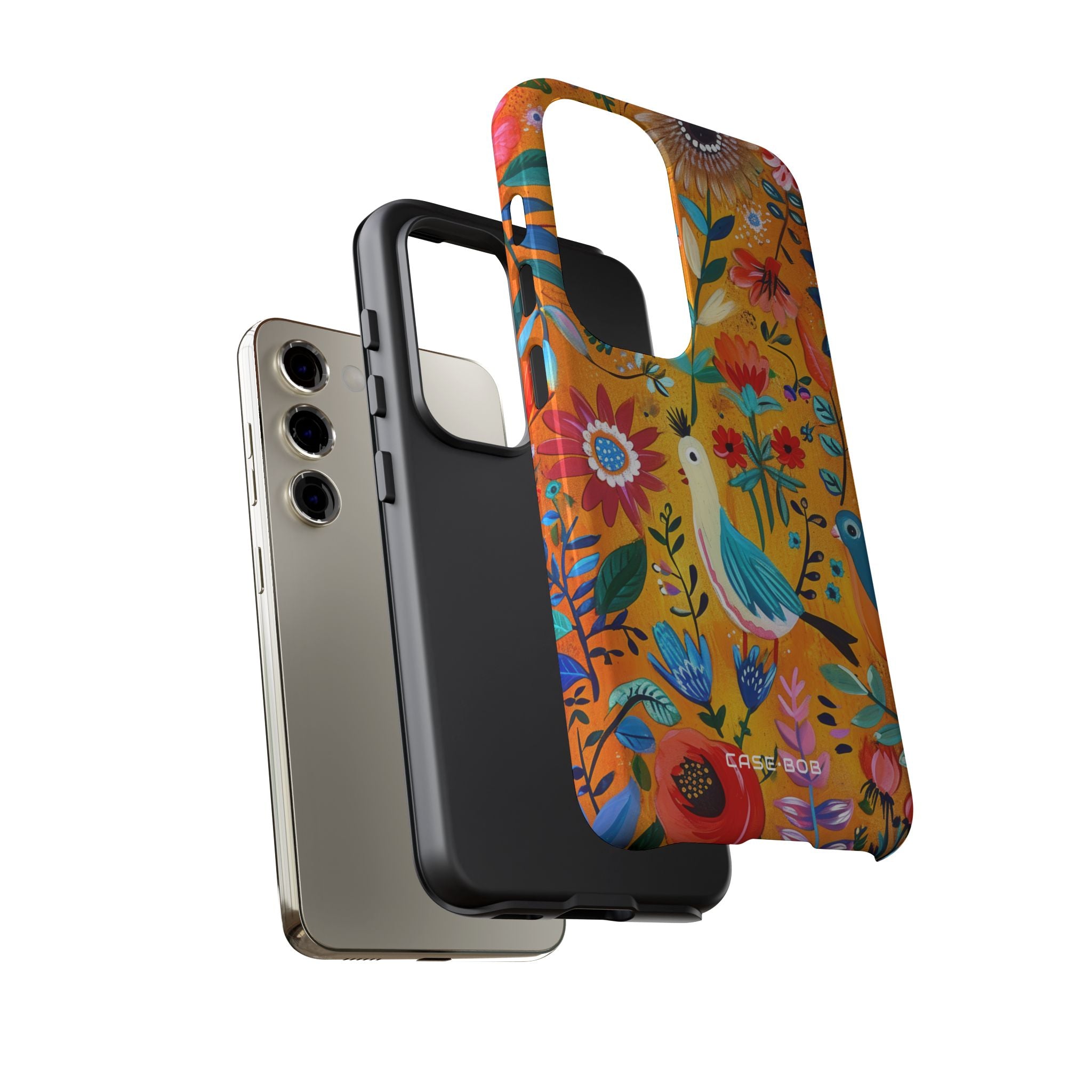 Colorful Birds Bloom Samsung S23 Case - Tough