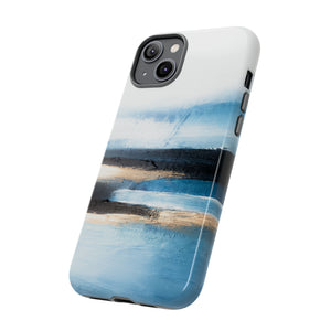 Oil Painting - Abstract Blue - Protective Phone Case