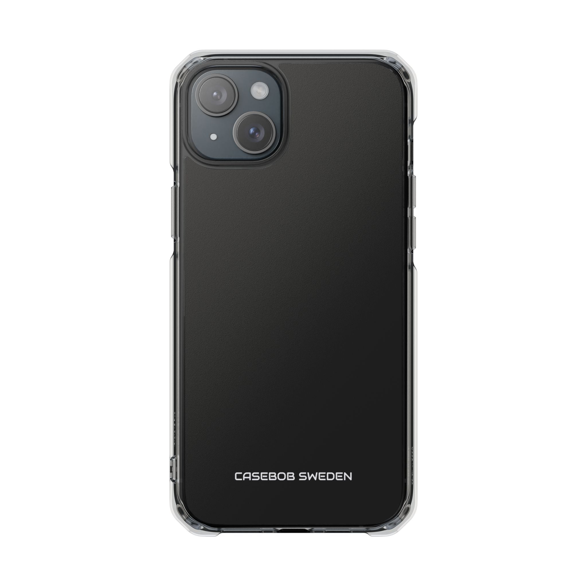 Charcoal Black - Clear Impact iPhone 15 Phone Case