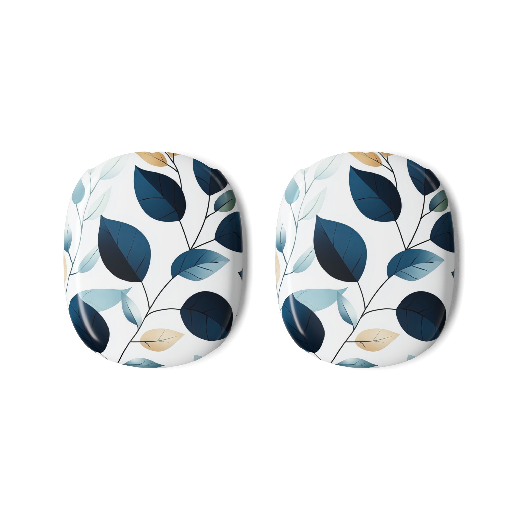 Navy Leaf Veins - AirPod Max Case