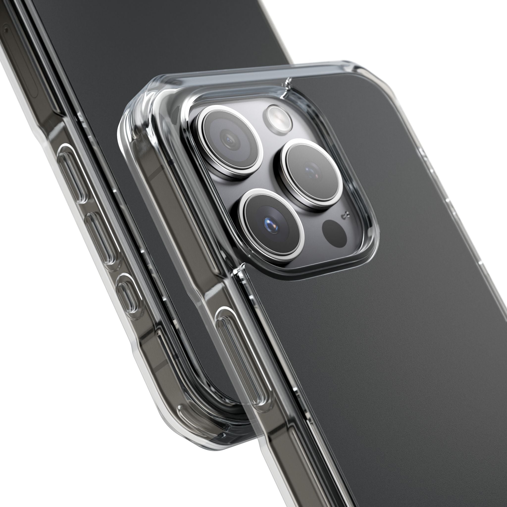 Graphite Black - Clear Impact iPhone 15 Phone Case