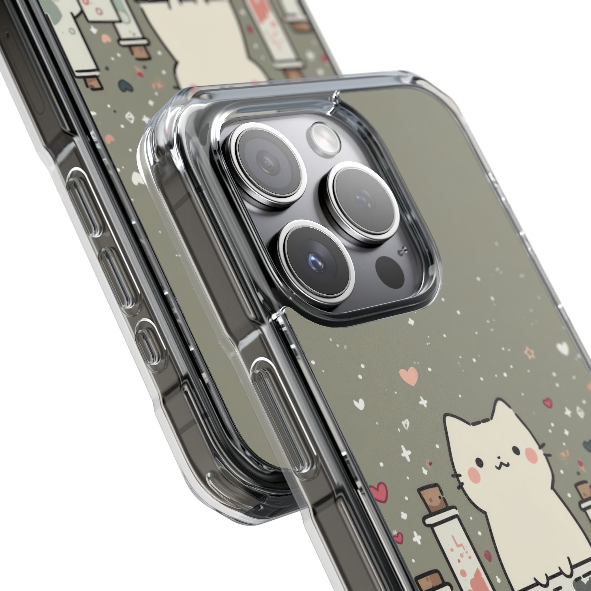 Cat Explores Potions iPhone Case - Impact