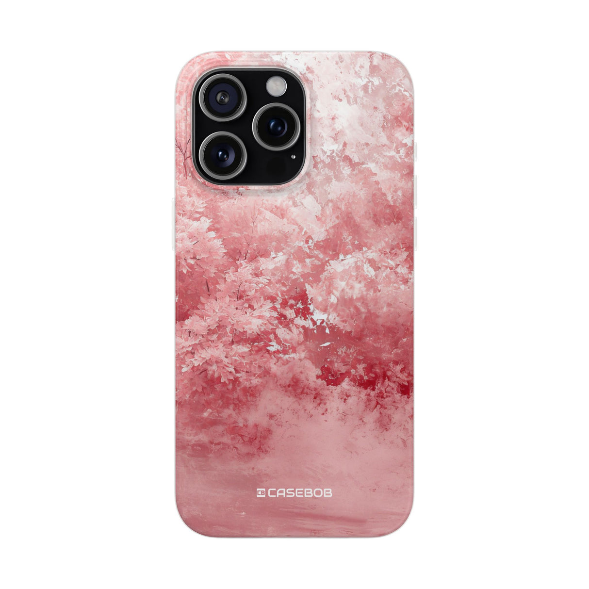 Pantone Rose Design | Handyhülle für iPhone (Flexible Hülle) 