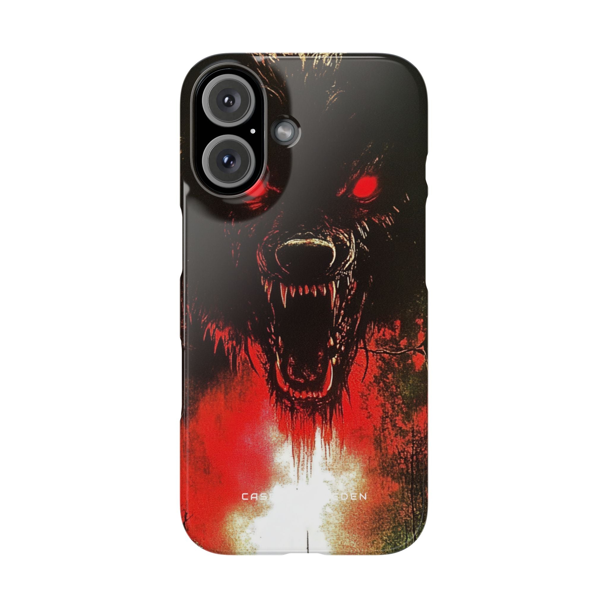 Bloodmoon Wolf's Lament iPhone 16 - Slim Phone Case