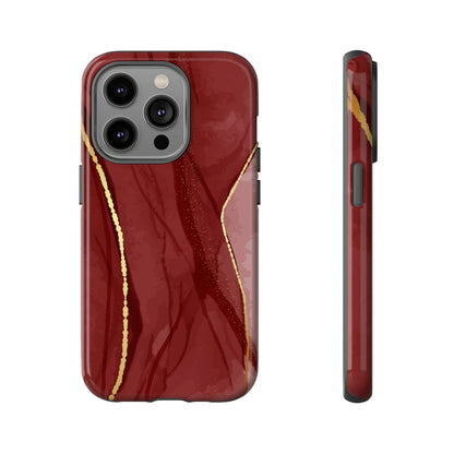 Dark Red - Protective Phone Case