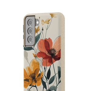 Serene Floral Harmony | Biodegradable Phone Case