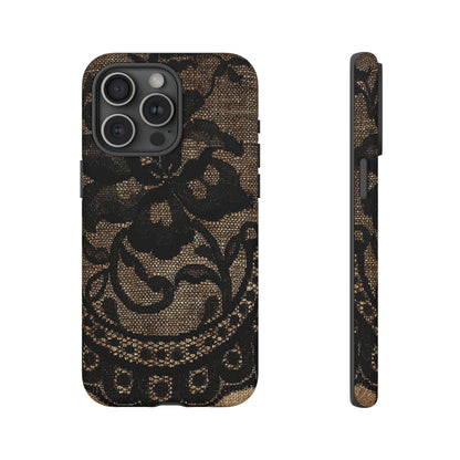 Broomrose Gothic Flower - Protective Phone Case