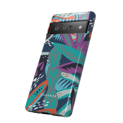 Tropical Leaf Moz - Protective Phone Case