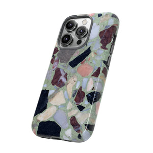 Terrazzo in Green - Protective Phone Case