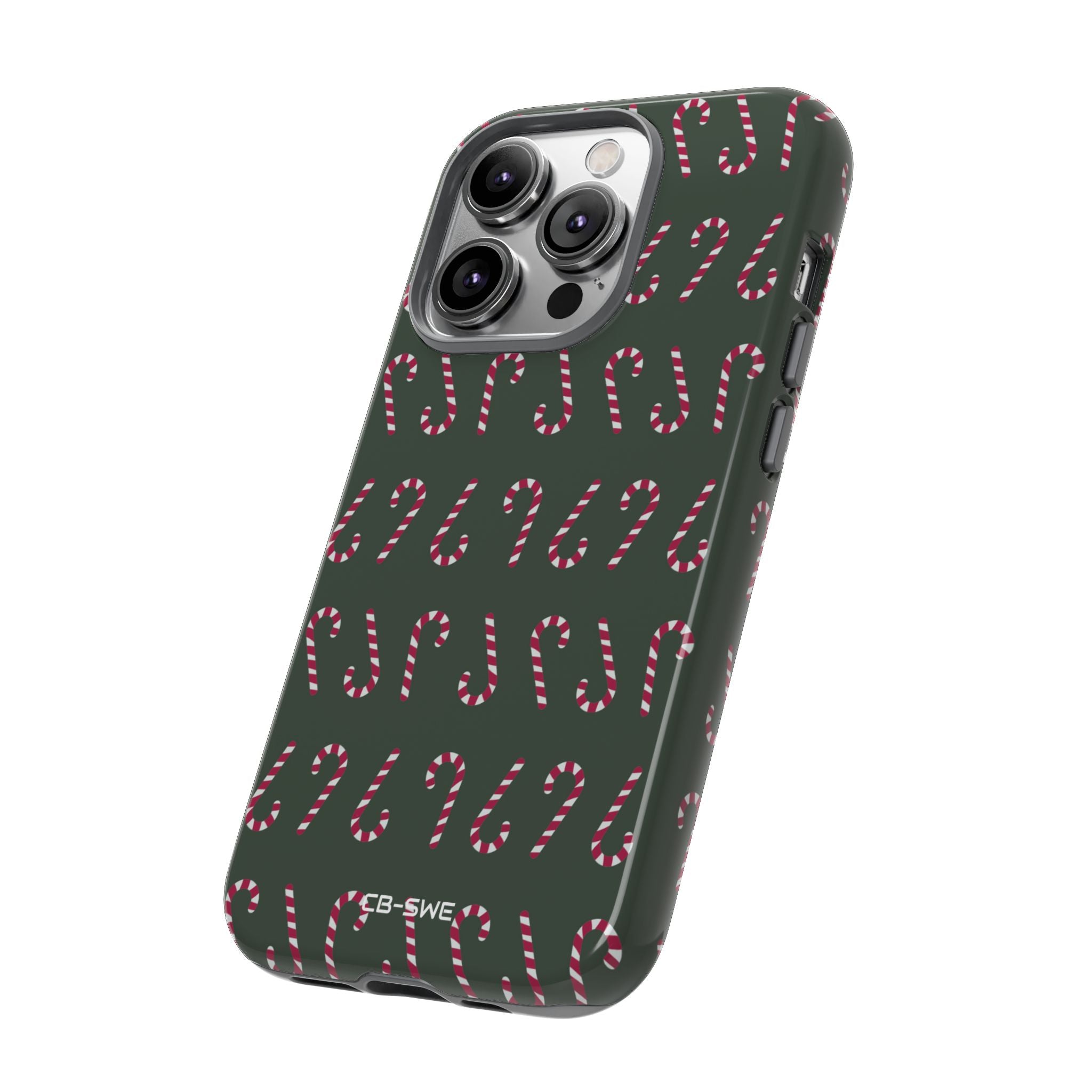 Candy Canes Aligned - iPhone Case