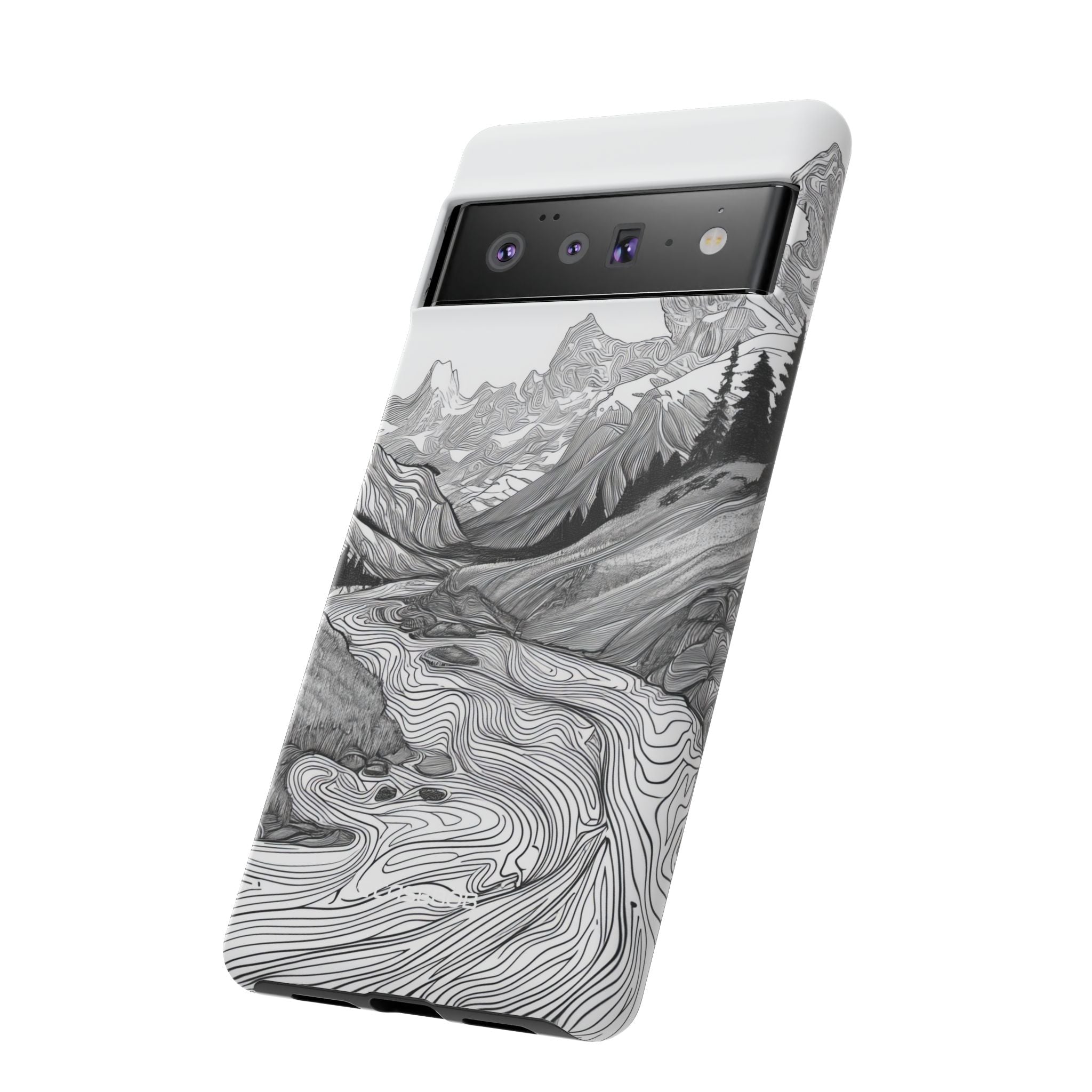 Monochrome Serenity - Phone Case for Google Pixel