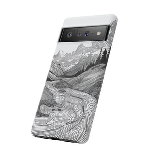 Monochrome Serenity | Protective Phone Case for Google Pixel