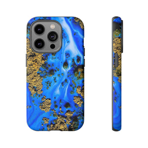 Blue River Ink Art iPhone Case (Protective) iPhone 14 Pro Matte Phone Case