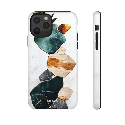 Stone Shapes Embrace - iPhone Case