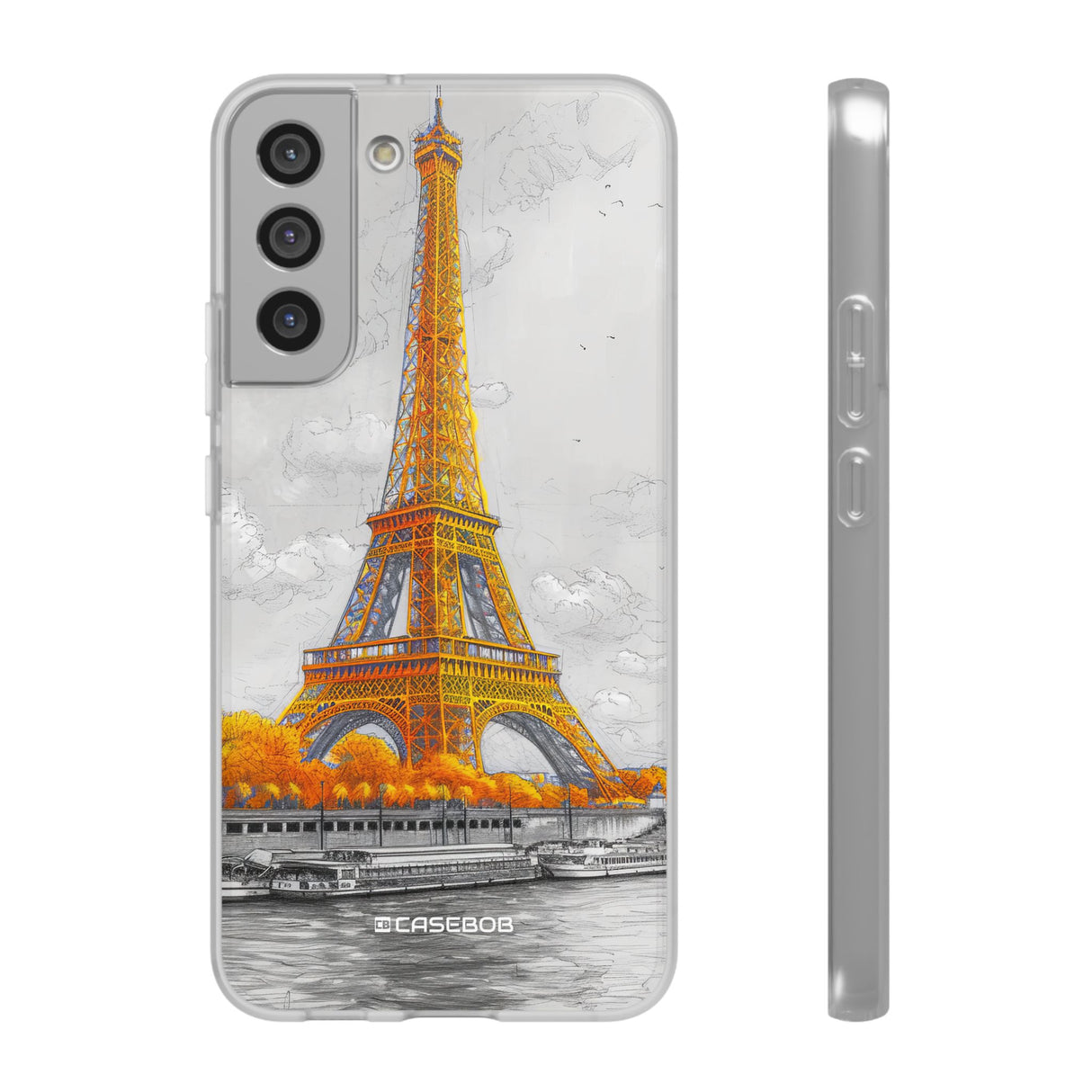 Autumnal Parisian Glow | Flexible Phone Case for Samsung Galaxy