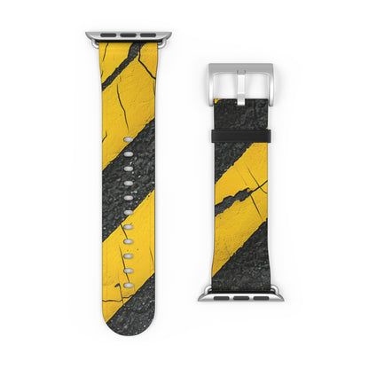 Yellow Stripes Distress - Watch Band
gult striber distress - urrem