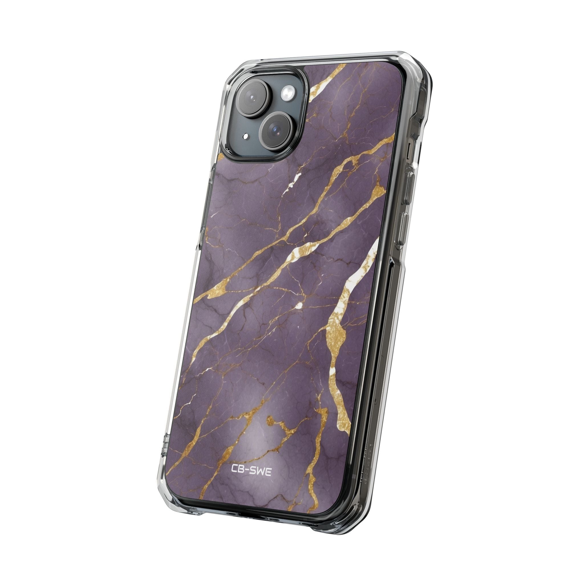Golden Veins Flowing iPhone Case - Impact