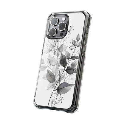 Botanical Line Harmony iPhone 15 - Clear Impact Phone Case