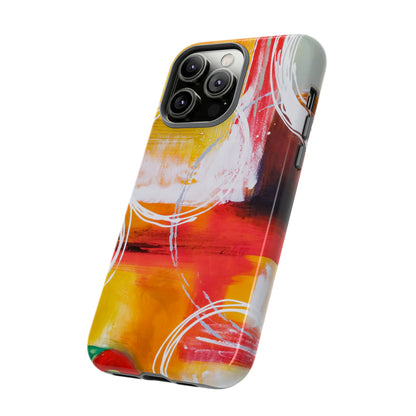 Abstract Yellow - Protective Phone Case