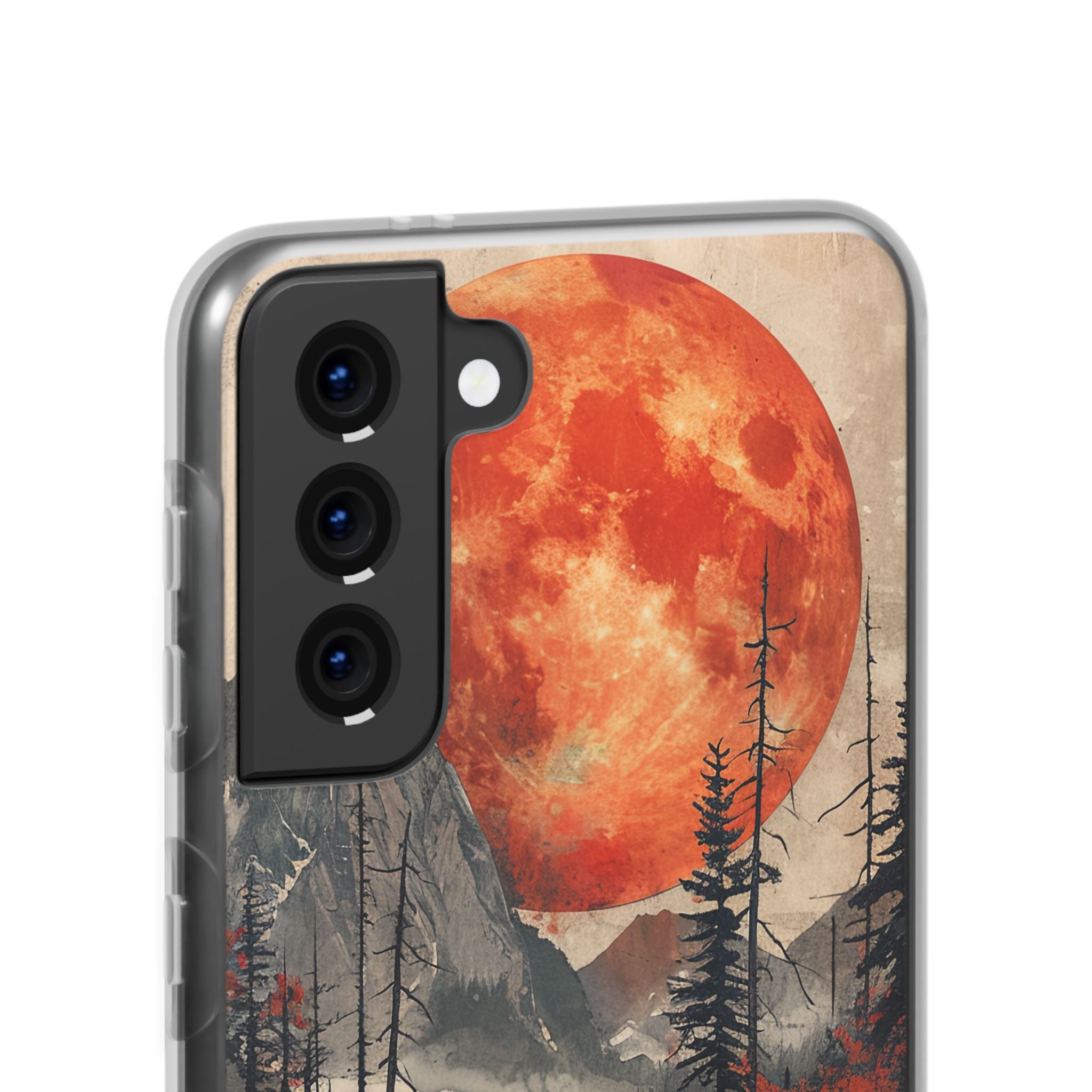 Celestial Glow Over Reflective Landscape Samsung S21 - Flexi Phone Case