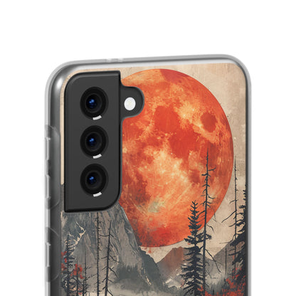 Celestial Glow Over Reflective Landscape Samsung S21 - Flexi Phone Case